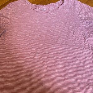 Pink and white striped shirt GAP